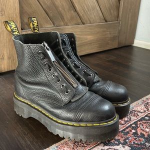 Dr. Martin Sinclair Leather Platform Boots